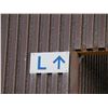 Image 4 : Qty 3 Section Signs: L, L w/ Arrow & L M w/ Arrows