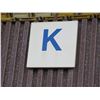 Image 2 : Qty 3 Section Signs: K, K w/ Arrow & J K w/ Arrows