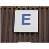 Image 2 : Qty 4 Section Signs: E, E w/ Arrow & D E w/ Arrows