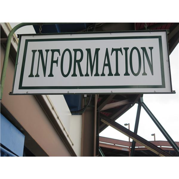 Information Sign 56"x22"