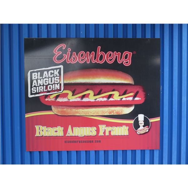 Eisenberg Black Angus Frank Sign 72"x60"