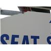 Image 3 : Seat Sections F, G, H, J, K, L, M, N, P, Q w/ Arrow Sign 35"x24" (Corner damage)