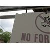 Image 2 : No Forklift, Cars, Trucks & Heavy Equipment Beyond This Point Sign 24"x24" (damage)