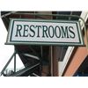 Image 1 : Restrooms Sign 56"x22"