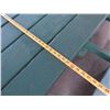 Image 11 : Wooden Green Picnic Table w/ 3 Attached Benches 84"x66"x30"H