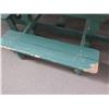 Image 3 : Wooden Green Picnic Table w/ 3 Attached Benches 84"x66"x30"H