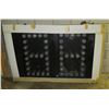 Image 1 : All American Scoreboard Electric Sign 76"x48" (Does not power on)