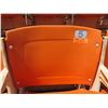 Image 1 : Aloha Stadium Seat Back, Orange, Section R, Row 1, Seat 5