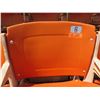 Image 1 : Aloha Stadium Seat Back, Orange, Section R, Row 1, Seat 6
