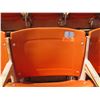 Image 1 : Aloha Stadium Seat Back, Orange, Section R, Row 1, Seat 8