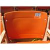 Image 1 : Aloha Stadium Seat Back, Orange, Section R, Row 1, Seat 17