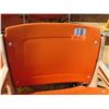 Image 1 : Aloha Stadium Seat Back, Orange, Section R, Row 1, Seat 18