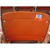 Image 1 : Aloha Stadium Seat Back, Orange, Section R, Row 2, Seat 7