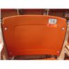 Image 1 : Aloha Stadium Seat Back, Orange, Section R, Row 2, Seat 14