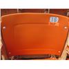 Image 1 : Aloha Stadium Seat Back, Orange, Section R, Row 2, Seat 16