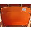 Image 1 : Aloha Stadium Seat Back, Orange, Section R, Row 3, Seat 4