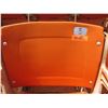 Image 1 : Aloha Stadium Seat Back, Orange, Section R, Row 3, Seat 5