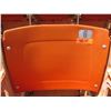 Image 1 : Aloha Stadium Seat Back, Orange, Section R, Row 3, Seat 6