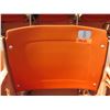 Image 1 : Aloha Stadium Seat Back, Orange, Section R, Row 3, Seat 8
