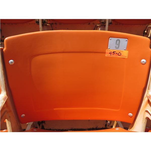 Aloha Stadium Seat Back, Orange, Section R, Row 3, Seat 9