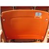 Image 1 : Aloha Stadium Seat Back, Orange, Section R, Row 3, Seat 9
