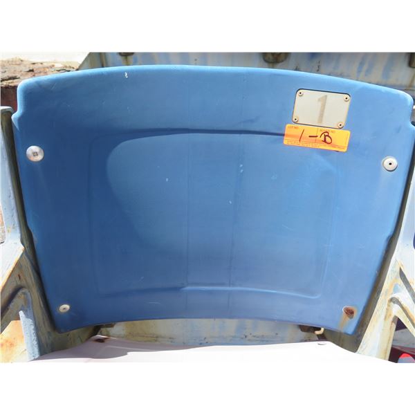 Aloha Stadium Seat Back, Blue, Section R, Row 33, Seat 1