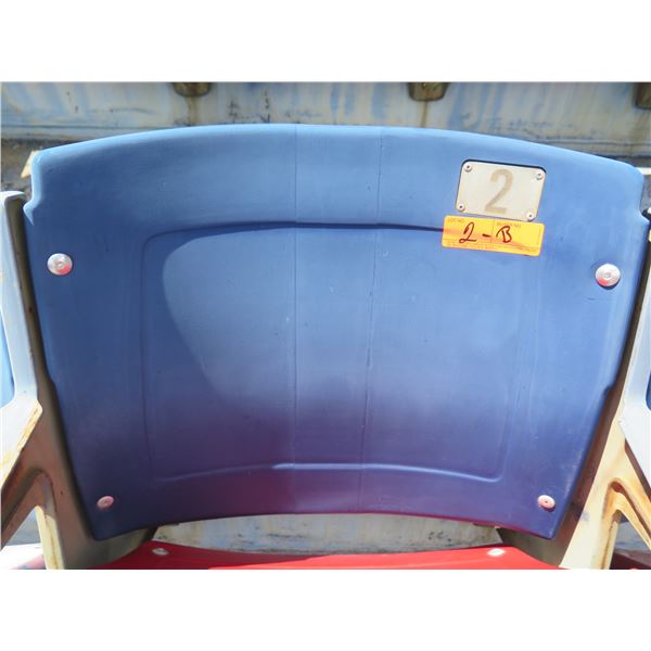 Aloha Stadium Seat Back, Blue, Section R, Row 33, Seat 2