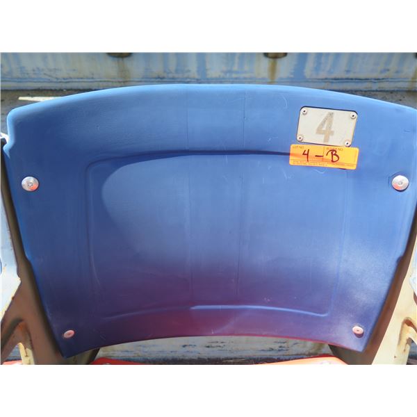 Aloha Stadium Seat Back, Blue, Section R, Row 33, Seat 4