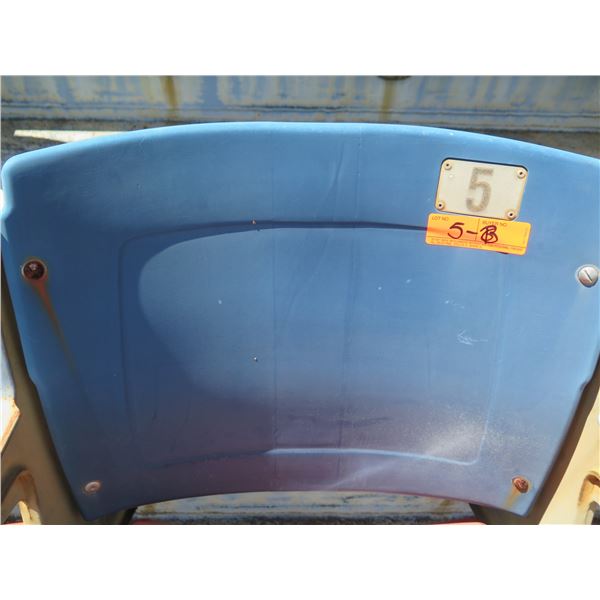 Aloha Stadium Seat Back, Blue, Section R, Row 33, Seat 5