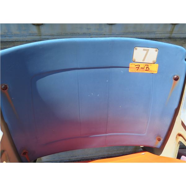 Aloha Stadium Seat Back, Blue, Section R, Row 33, Seat 7