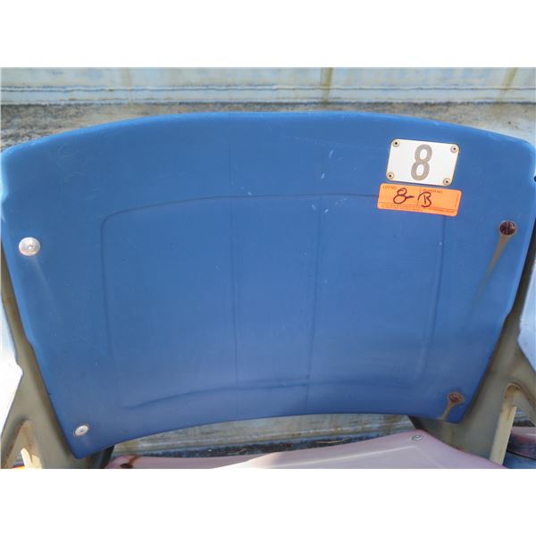 Aloha Stadium Seat Back, Blue, Section R, Row 33, Seat 8