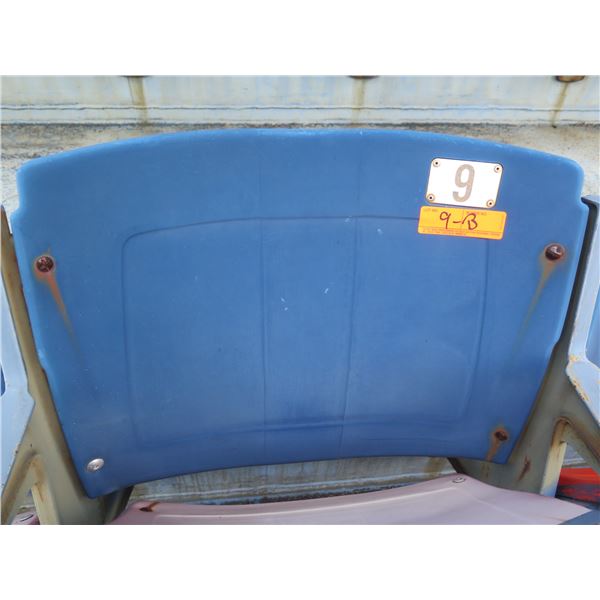 Aloha Stadium Seat Back, Blue, Section R, Row 33, Seat 9