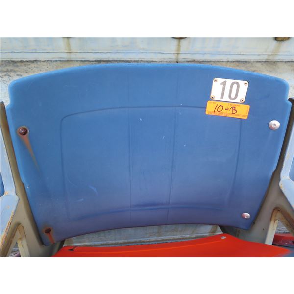 Aloha Stadium Seat Back, Blue, Section R, Row 33, Seat 10
