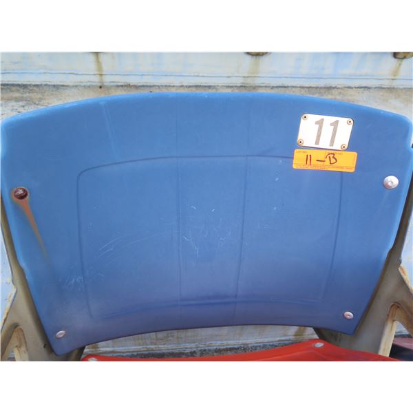 Aloha Stadium Seat Back, Blue, Section R, Row 33, Seat 11