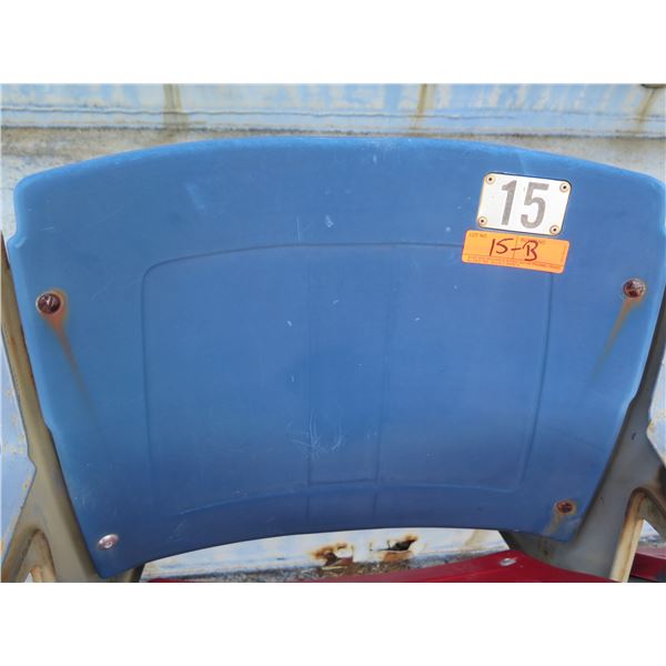 Aloha Stadium Seat Back, Blue, Section R, Row 33, Seat 15