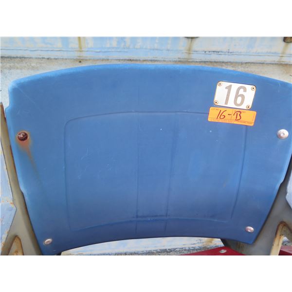 Aloha Stadium Seat Back, Blue, Section R, Row 33, Seat 16