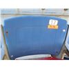 Image 1 : Aloha Stadium Seat Back, Blue, Section R, Row 33, Seat 17