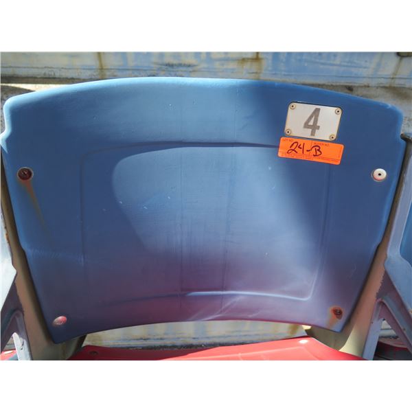 Aloha Stadium Seat Back, Blue, Section R, Row 34, Seat 4