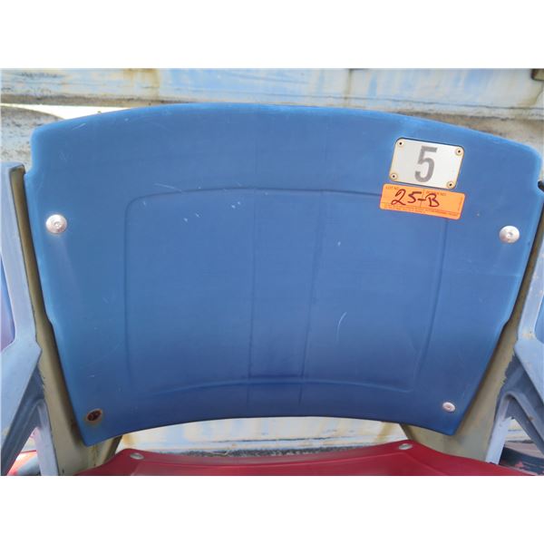 Aloha Stadium Seat Back, Blue, Section R, Row 34, Seat 5