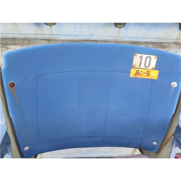 Aloha Stadium Seat Back, Blue, Section R, Row 34, Seat 10