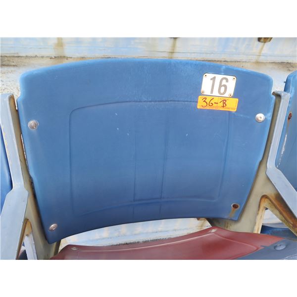 Aloha Stadium Seat Back, Blue, Section R, Row 34, Seat 16