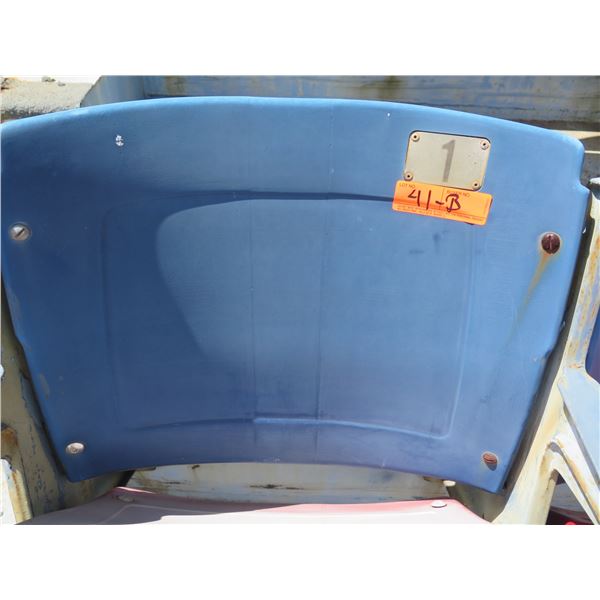 Aloha Stadium Seat Back, Blue, Section R, Row 35, Seat 1