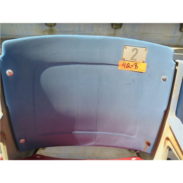 Aloha Stadium Seat Back, Blue, Section R, Row 35, Seat 2