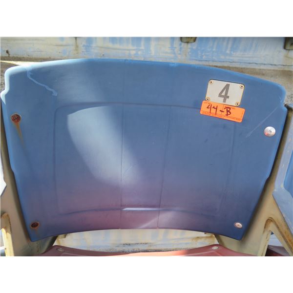 Aloha Stadium Seat Back, Blue, Section R, Row 35, Seat 4