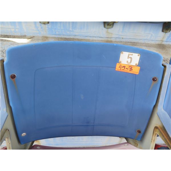 Aloha Stadium Seat Back, Blue, Section R, Row 35, Seat 5