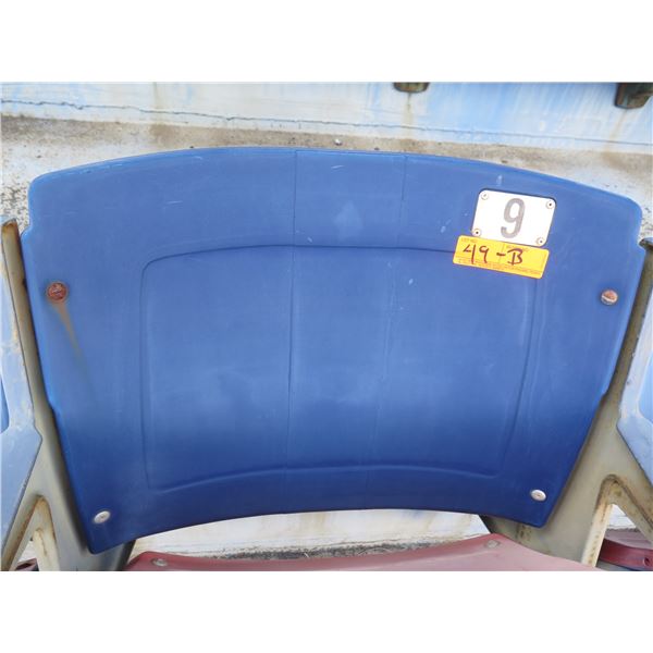 Aloha Stadium Seat Back, Blue, Section R, Row 35, Seat 9