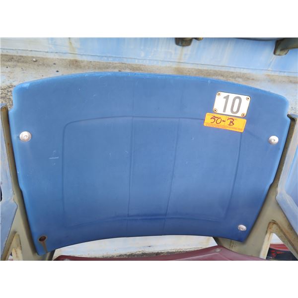Aloha Stadium Seat Back, Blue, Section R, Row 35, Seat 10