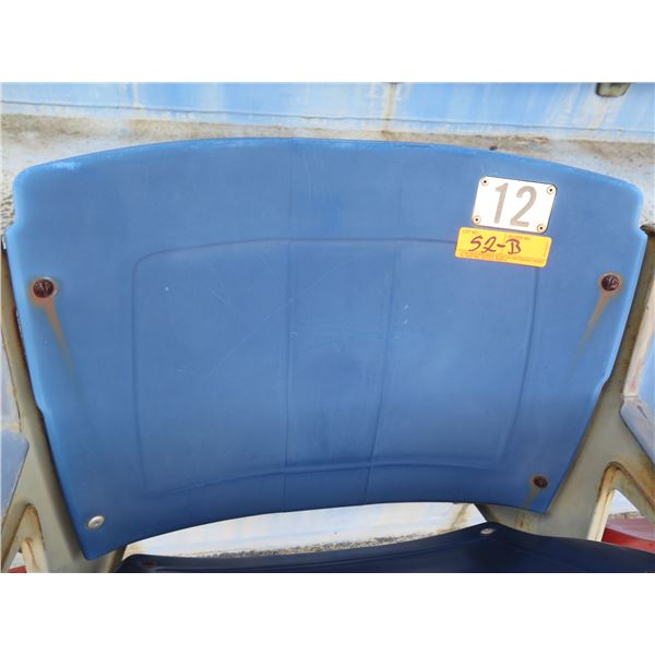 Aloha Stadium Seat Back, Blue, Section R, Row 35, Seat 12
