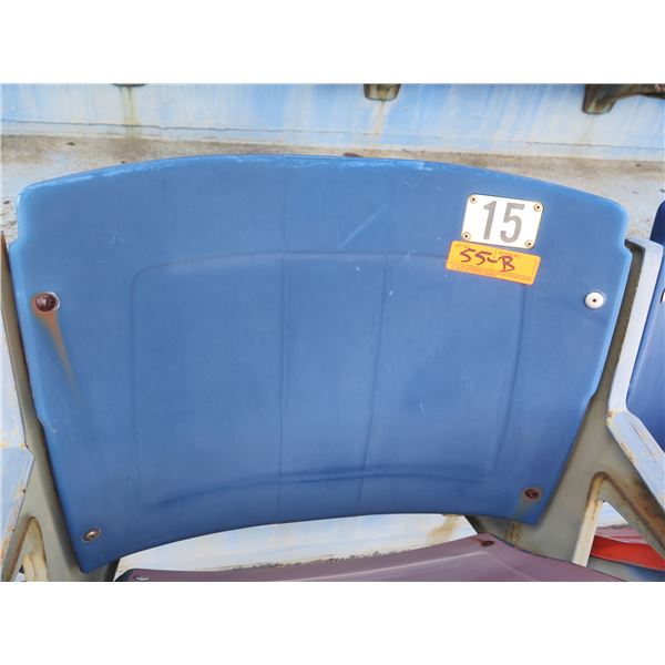 Aloha Stadium Seat Back, Blue, Section R, Row 35, Seat 15