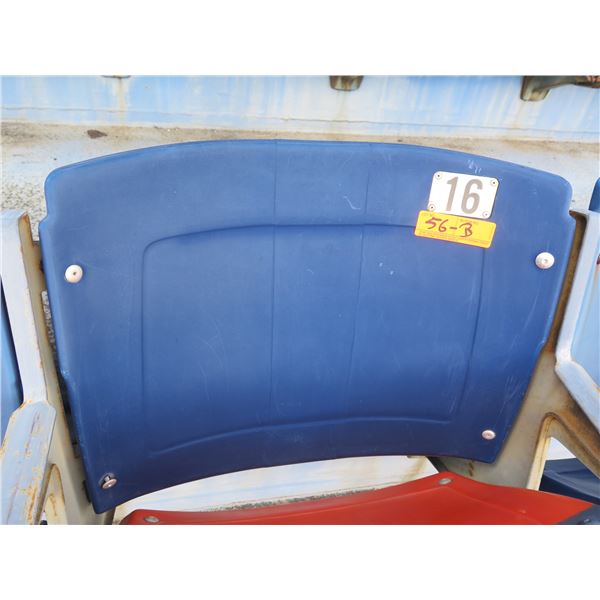 Aloha Stadium Seat Back, Blue, Section R, Row 35, Seat 16